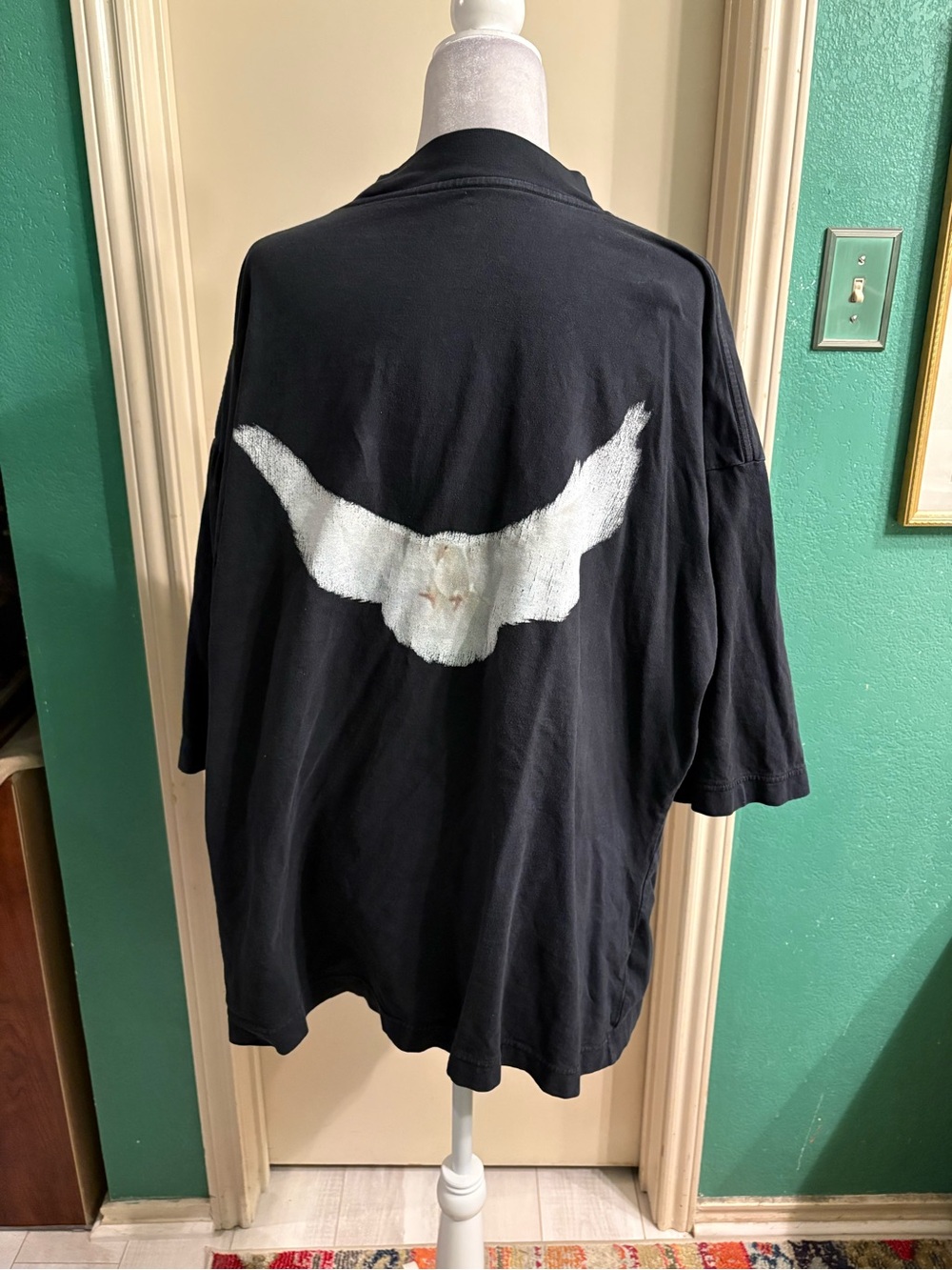 Yeezy x GAP Engineered by Balenciaga 53 Dove 3/4 Sleeve Oversized Tee - Picture 2 of 10